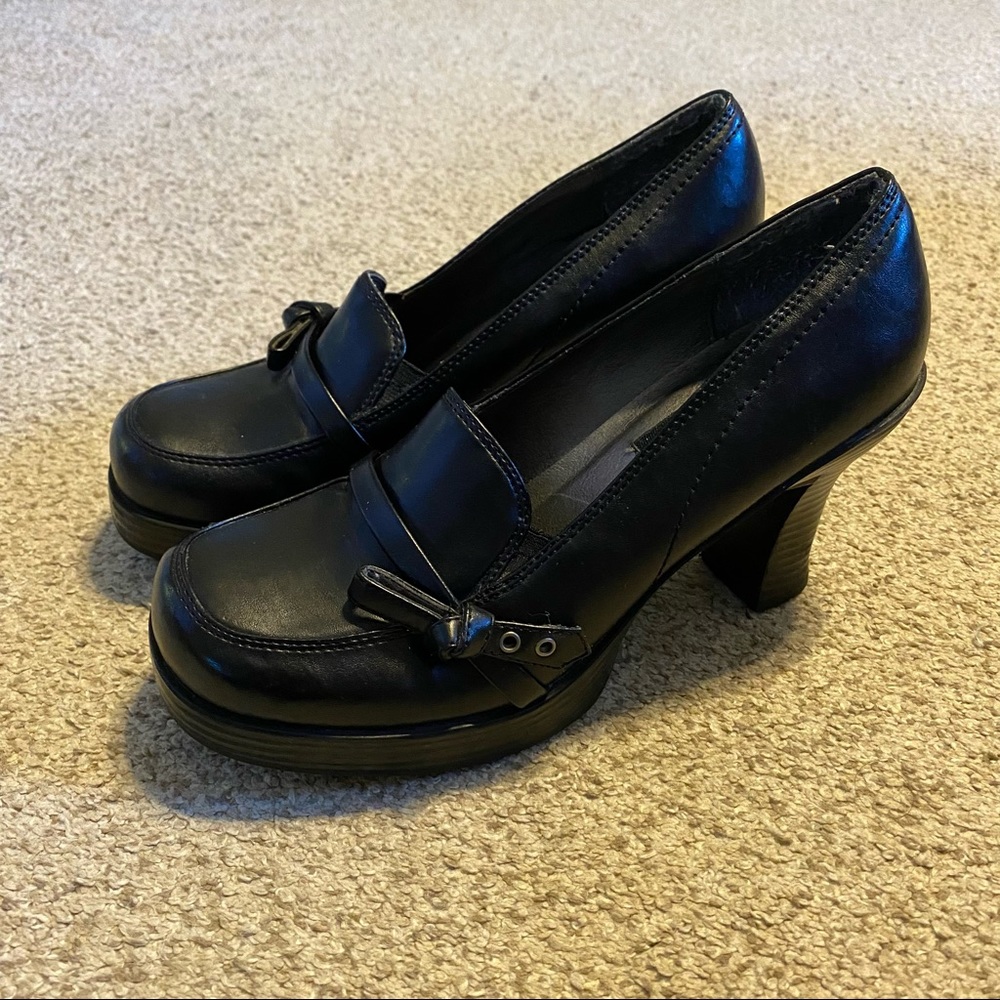 LEI chunky heeled loafers